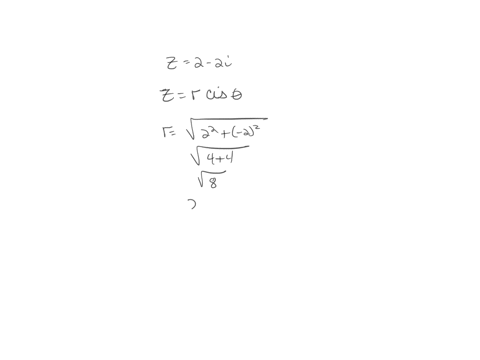 write-the-complex-number-z-2-2i-in-trigonometric-form-sometimes-called-polar-form-express-the-angle-0-in-radians-where-0-0-2-z-cos-isin