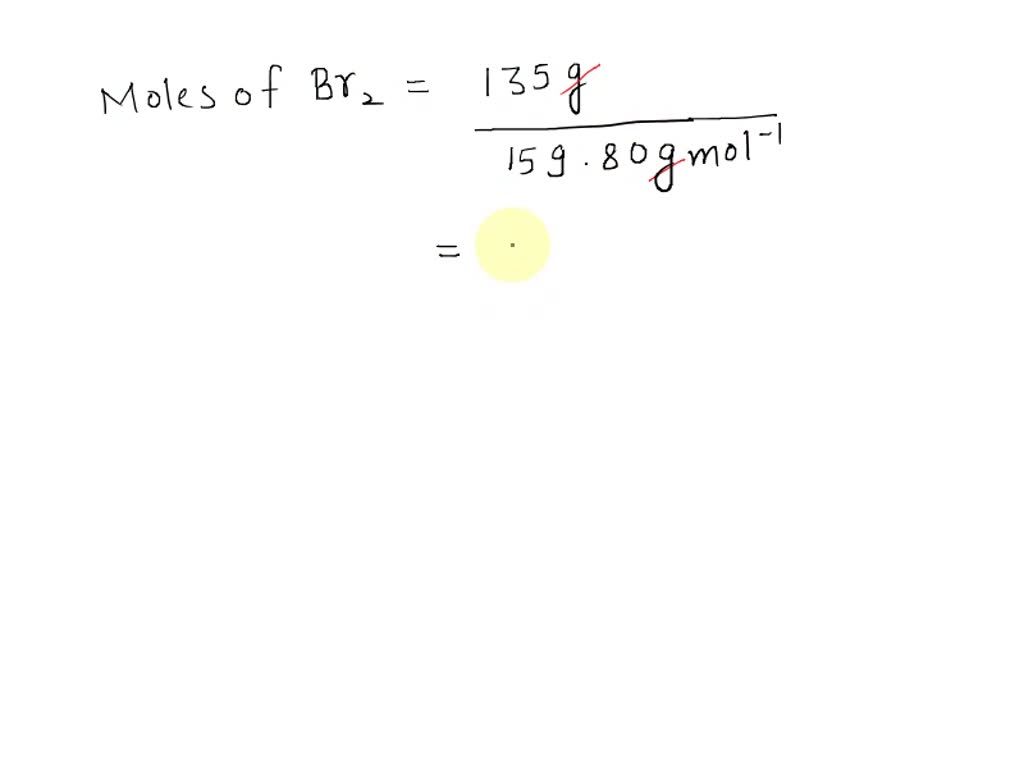 SOLVED When benzene reacts with bromine; bromobenzene is produced