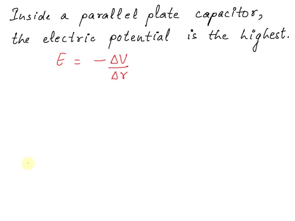 SOLVED: In a region of space where the electric field is constant ...