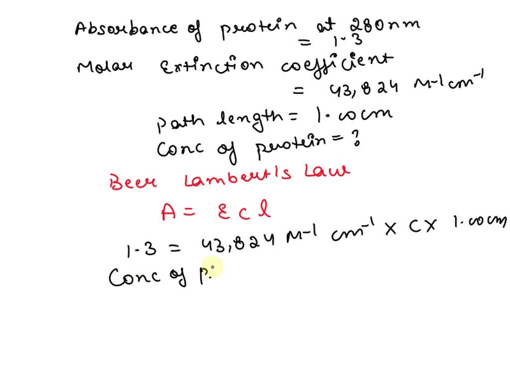 SOLVED The protein bovine serum albumin (BSA), has a molecular weight