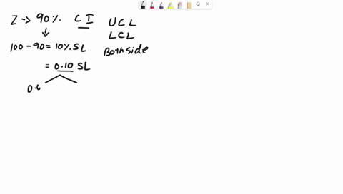 the-z-value-for-a-90-confidence-interval-estimation-is-128-1645-196-233-2576-57684