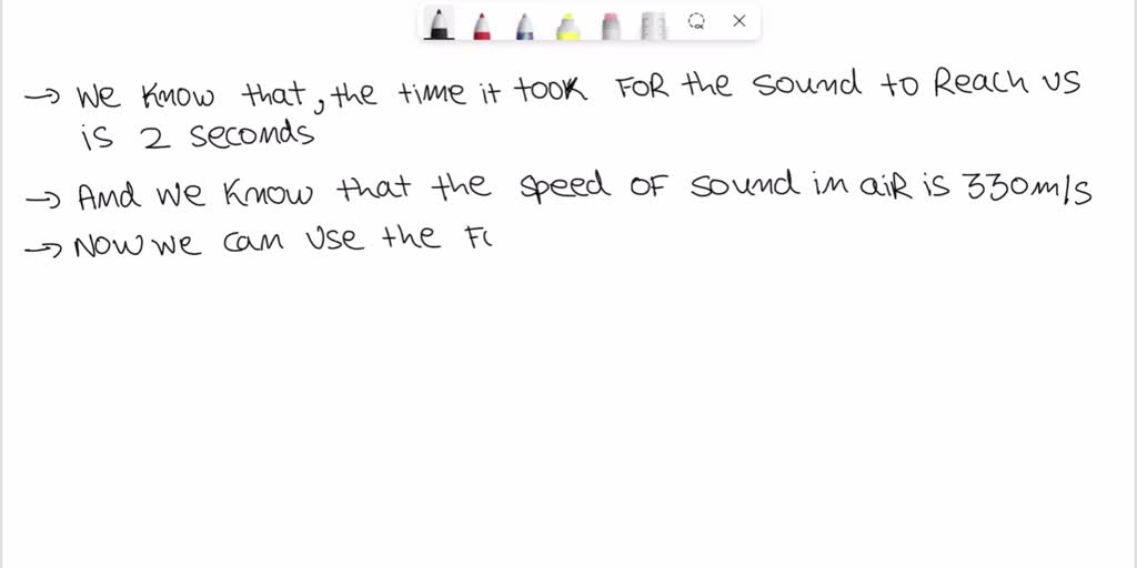 SOLVED If you hear a gunshot 2 seconds after it was fired, how far