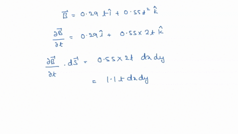 a-20cm20cm-square-loop-lies-in-the-xy-plane-the-magnetic-field-in-this-region-of-space-is-b029ti055t2kt-where-t-is-in-s-what-is-the-e-induced-in-the-loop-at-t-05s-what-is-the-e-induced-in-th-73117