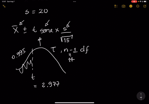 a-random-sample-of-15-items-is-drawn-from-a-population-whose-standard-deviation-is-unknown-the-sample-mean-is-x-760-and-the-sample-standard-deviation-is-s-20-use-appendix-d-to-find-the-value-31547