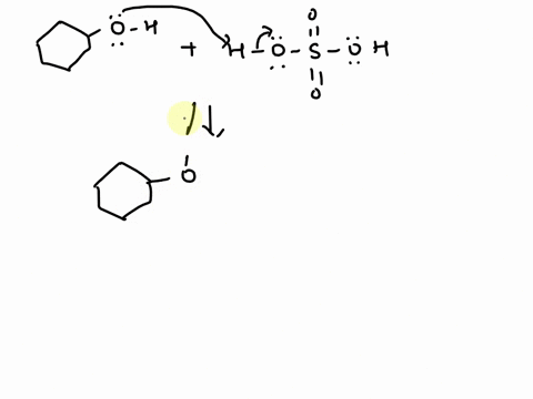 by-what-mechanism-does-cyclohexanol-react-when-treated-in-sulfuric-acid-and-what-compound-results-a-e1-methoxycyclohexane-b-e2-methoxycyclohexane-c-sni-methoxycyclohexane-d-e2-cyclohexene-e-81365