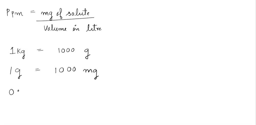 SOLVED A solution has a concentration of 0.05 kg/L of glucose. What is