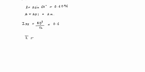 rectangular-plate-m-wide-by-2m-long-immersed-waler-of-density-1000-kelm-the-shorter-side-parallel-to-the-water-surface-and-05-m-below-it-the-longer-side-inclined-at-609-t0-the-vertical-calcu-80099