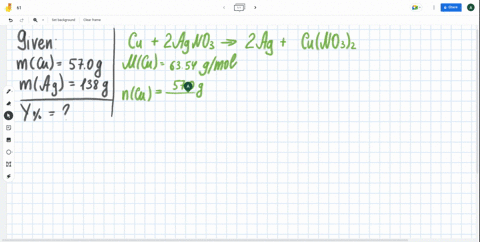 when-570-g-copper-are-reacted-with-silver-nitrate-solution-138g-of-silver-are-obtained-what-is-the-percent-yield-of-silver-obtained-73511