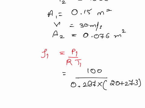 air-is-compressed-by-an-adiabatic-compressor-from-100-kpa-and-20c-to-18-mpa-and-400c-air-enters-the-compressor-through-a-015-m2-opening-with-a-velocity-of-30-ms-it-exits-through-a-0076-m2-op-15538