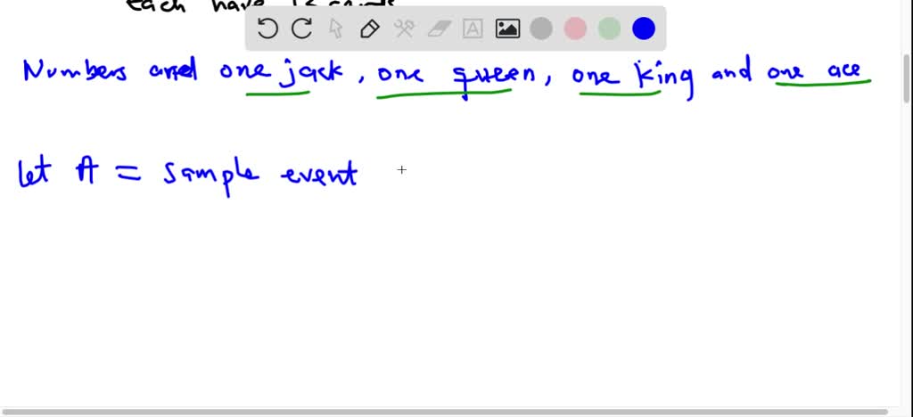 SOLVED: A deck of cards contains 52 cards. These cards consist of four