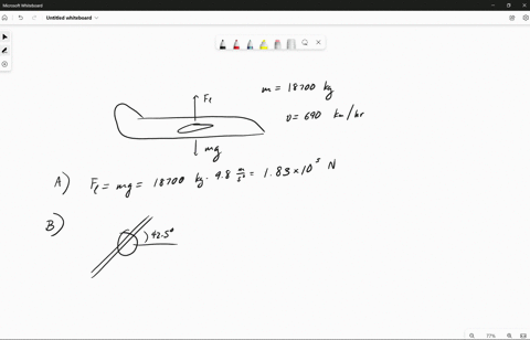 an-airplane-of-mass-18700-kg-is-flying-in-a-straight-line-at-a-constant-altitude-and-with-a-speed-of-6900-kmhr-the-force-that-keeps-the-airplane-in-the-air-is-provided-entirely-by-the-aerody-93823