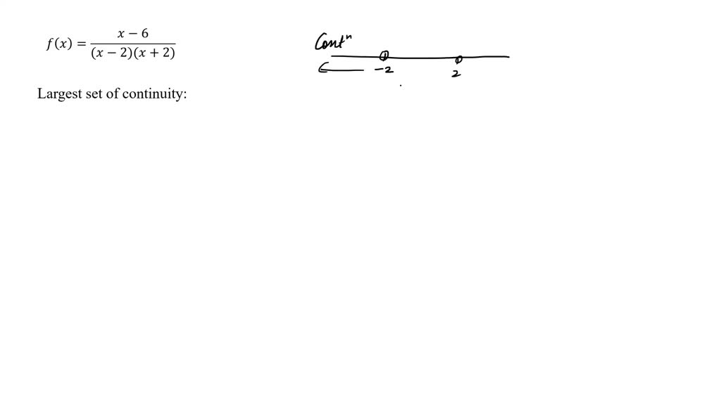Solved let use interval notation to indicate the largest set where is