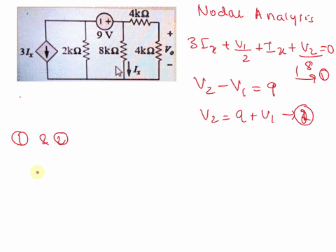 analyze-the-circuit-below-to-find-v-and-4k0-9v-2k-8k22-4k7-31-78536