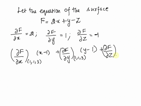 let-p-be-the-tangent-plane-to-the-surface-z2xy-at-the-point-q113-which-of-the-following-points-also-lies-in-p-a-1-21-b-1-2-1-c-1-23-d-1-2-3-87614