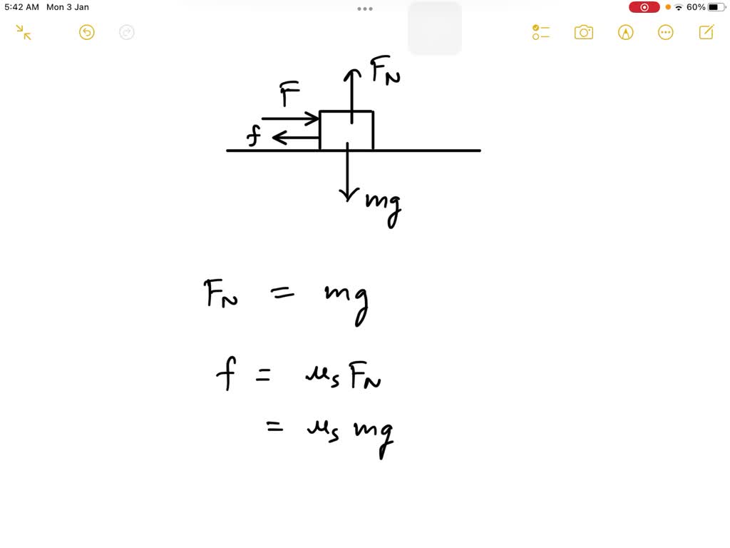 SOLVED: The coefficients of friction for a block on a surface are μs ...