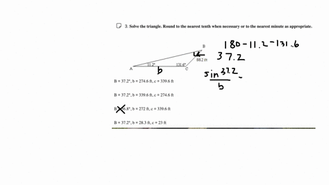 3-solve-the-triangle-round-to-the-nearest-tenth-when-necessary-or-to-the-nearest-minute-as-appropriate-b372circ-b2746-mathrmft-mathrmc3396-mathrmft-b372circ-mathrmb3396-mathrmft-mathrmc2746-mathrmft-b