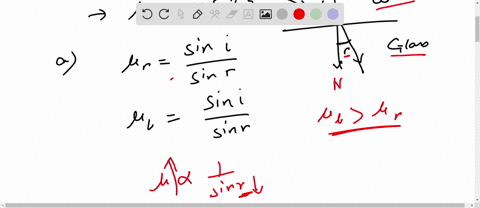 the-index-of-refraction-in-crown-glass-is-1515-for-red-light-and-1523-for-blue-light-a-if-white-light-is-incident-on-crown-glass-from-air-which-color-red-or-blue-will-be-refracted-more-explain-b-find-