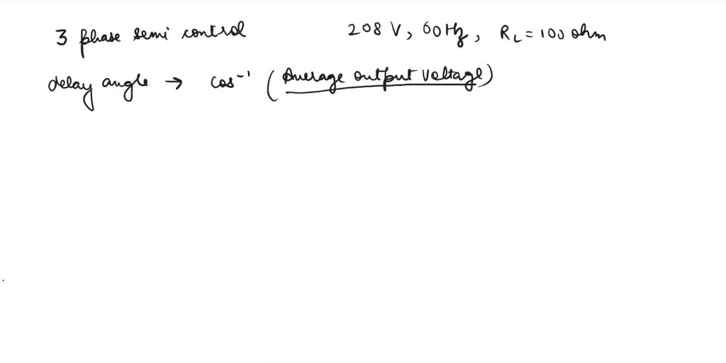 SOLVED: Q3: For the single phase full wave ac voltage controller shown ...