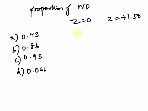 what-proportion-of-a-normal-distribution-is-located-between-z-0-and-z-150-group-of-answer-choices04332-08664-09332-00668-88854