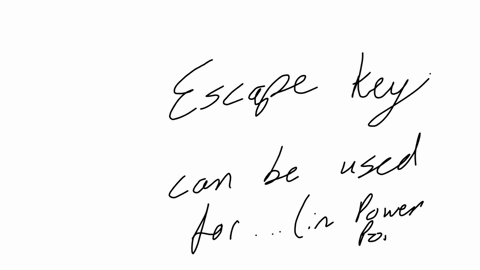 the-escape-key-can-be-used-to-_____-group-of-answer-choices-switch-to-slide-show-view-open-a-powerpoint-presentation-exit-slide-show-view-reorder-slides