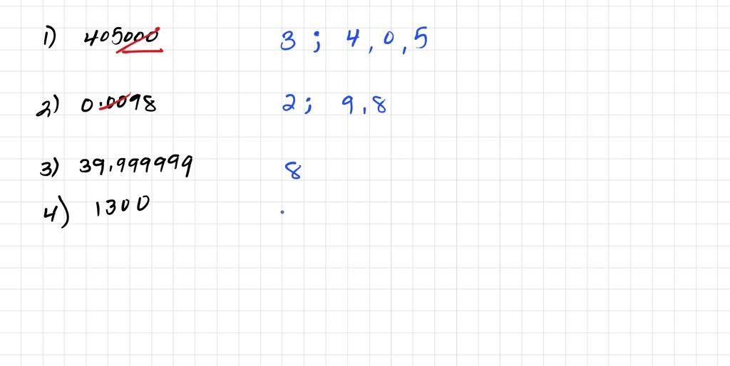 how to write significant number