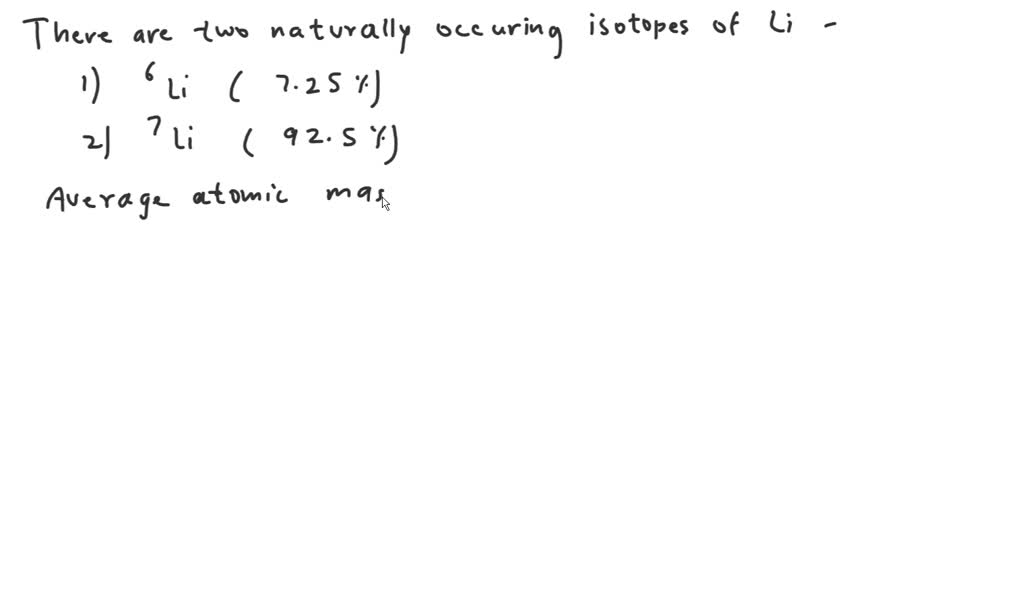 SOLVED: lithium is used in dry cells and storage batteries and in high