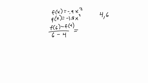 how-do-the-average-rates-of-change-for-the-pair-of-functions-compare-over-the-given-interval-fx-09x2-gx-18x2-4x6-51506