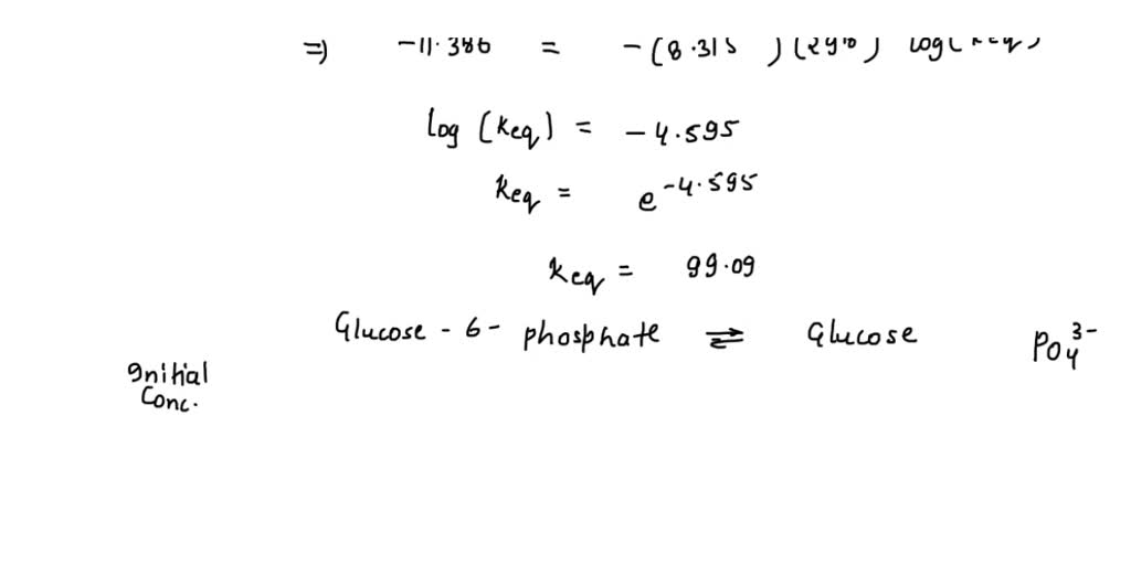 Solved If The Hydrolysis Of 1 M Glucose 6 Phosphate Catalyzed By Glucose 6 Phosphatase Has A Ag