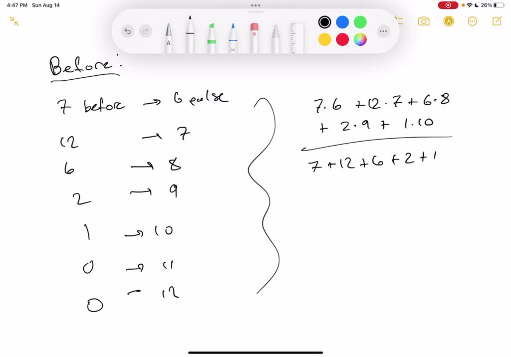 The graph below is for pulse rates before and after exercise. Pulse