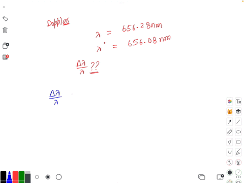 question-12-43-pts-doppler-shifted-hydrogen-absorption-lines-are-seen-in-the-spectrum-of-a-star-the-hydrogen-line-at-65628-nm-is-seen-to-be-shifted-to-65608-nm-how-large-is-the-fractional-sh-92075