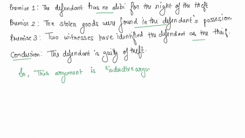 question-premise-1-the-defendant-has-no-alibi-for-the-night-of-the-theft_-premise-2-the-stolen-goods-were-found-in-the-defendant-possession-premise-3-two-witnesses-have-identified-the-defend-92079