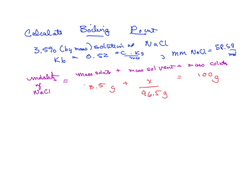 question-12-not-yet-answered-marked-out-of-1-flag-question-calculate-the-boiling-point-of-a-35-solution-by-weight-of-sodium-chloride-in-water-kb-of-water-052circ-mathrmckg-mathrmmol-mathrmnacl-molar-m