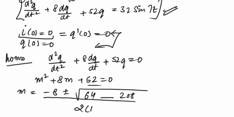 an-rcl-circuit-connectedinseries-with-a-resistance-of-4-ohms-a-capacitor-of-126-farad-and-an-inductance-of-12-henry-has-an-applied-voltage-et-16-sin-7t-assuming-no-initial-current-and-no-ini-26997