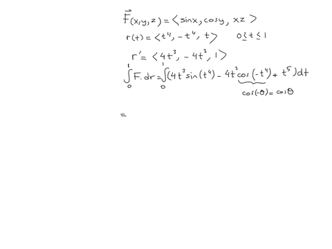evaluate-the-line-integral-f-dr-where-c-is-given-by-the-vector-function-rt-fx-y-2-sinx-i-cosly-j-xz-k-rt-i-tjtk-0-t-1-04154