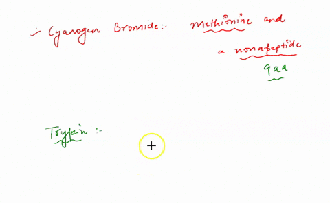 a-protein-biochemist-attempted-to-determine-the-amino-acid-sequence-of-a-decapeptide-use-the-results-from-the-trypsin-chymotrypsin-and-cyanogen-bromide-treatments-to-suggest-the-amino-acid-s-36365