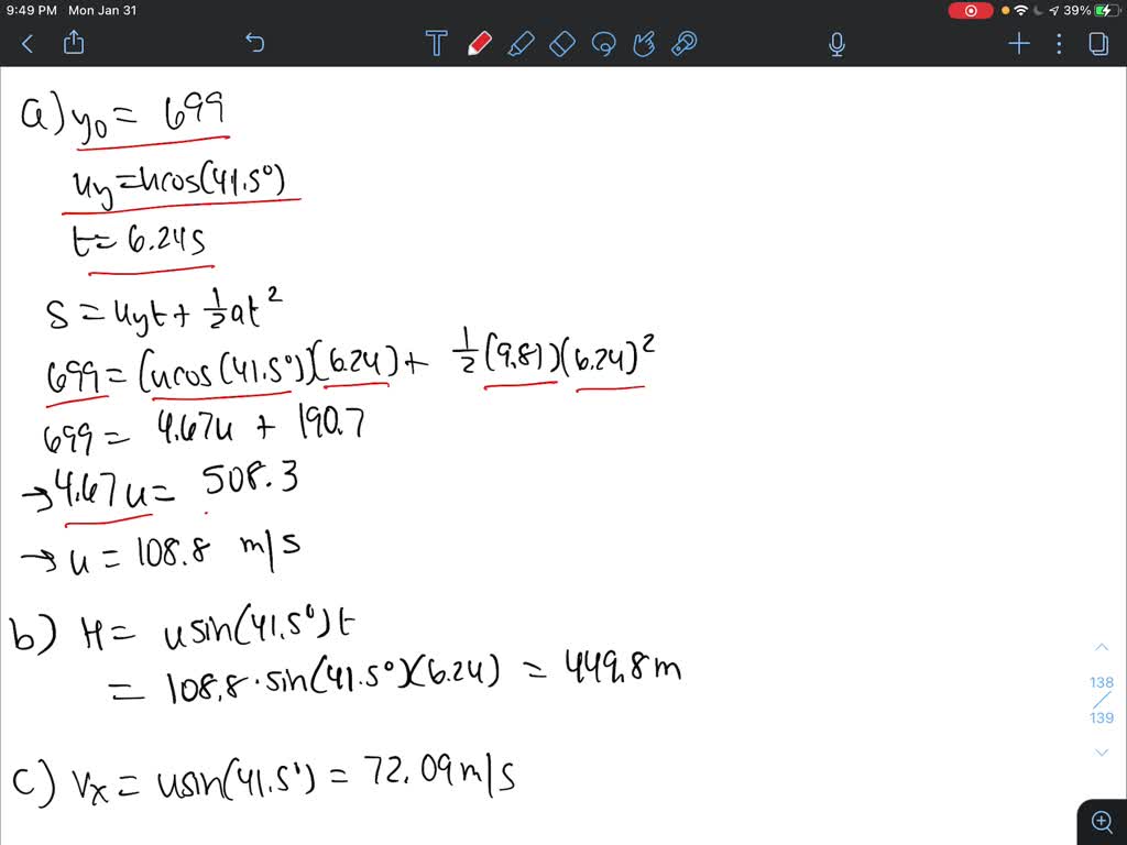 SOLVED: A Plane; Diving With Constant Speed At An Angle Of 46.90 With ...