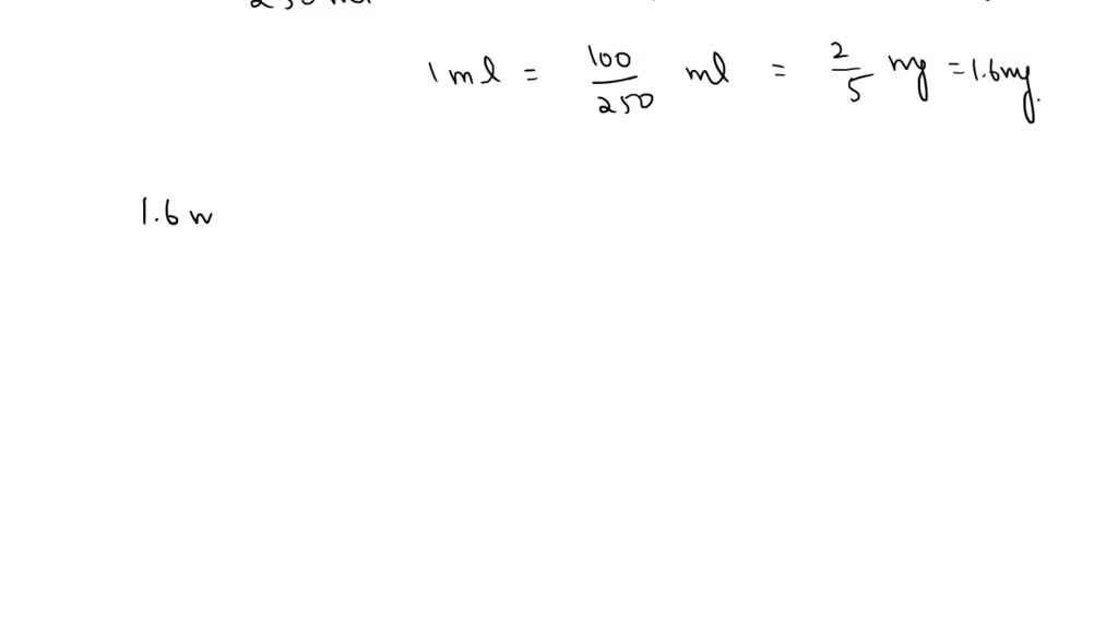 SOLVED: Give 400 mg of dopamine in 250 mL of DSNS to infuse at 300 mcg ...