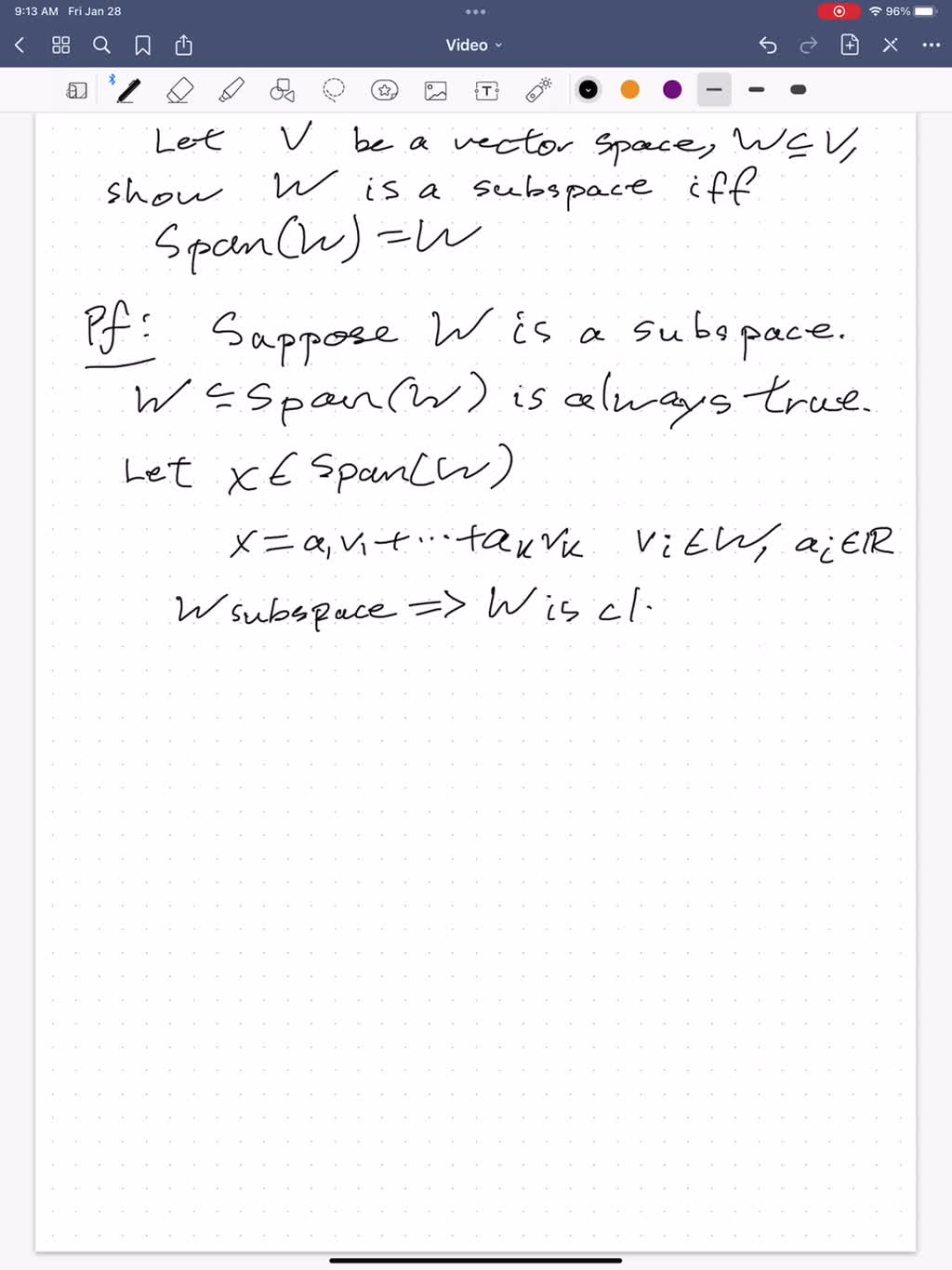 SOLVED: Let W be the subspace of M12,12 (i.e. 12 12 matrices ...