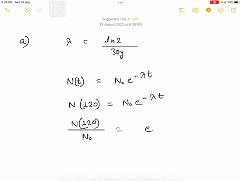 cesium-137-a-waste-product-of-nuclear-reactors-has-a-half-life-of-30-years-determine-the-fraction-of-23533