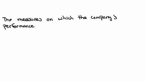 which-of-the-following-is-not-included-among-the-five-measures-on-which-a-companys-performance-is-judgedscored