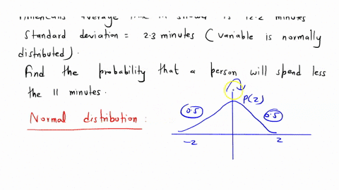 americans-spend-on-average-122-minutes-in-the-shower-the-standard-deviation-is-23-and-the-variable-is-normally-distributed-find-the-probability-that-a-person-will-spend-less-than-11-minutes-91364