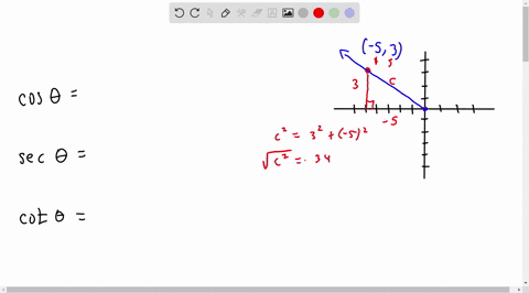 let-53-be-a-point-on-the-terminal-side-of-find-the-exact-values-of-cos-sec-and-cot-61607