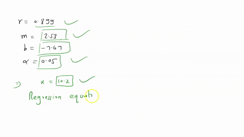 linear-regression-computations-for-the-points-x-y-in-the-scatterplot-at-right-result-in-r0899-quad-m253-text-and-b-767-at-the-alpha005-significance-level-what-is-your-best-prediction-for-the-y-value-g