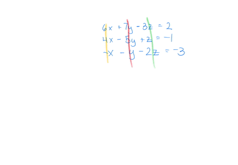 what-is-the-correct-matrix-to-represent-the-system-of-equation-6x7y-3z2-4x-5yz-1-x-y-2z-3
