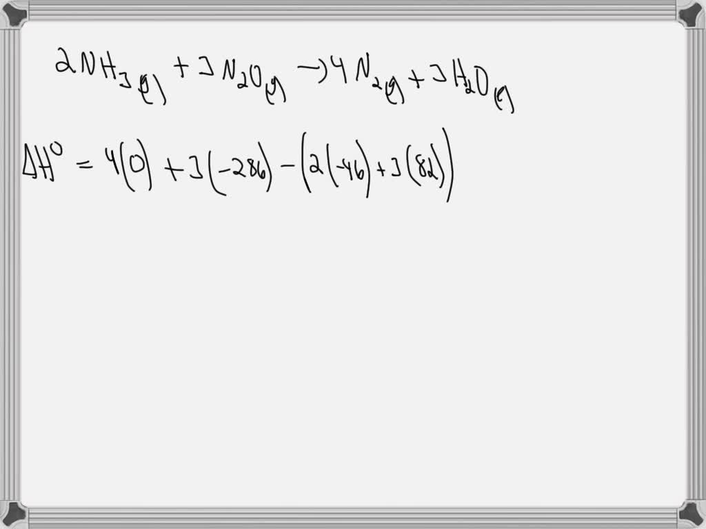 SOLVED Calculate the standard enthalpies of the following reactions