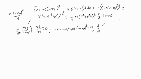 a-a-point-mass-m-moves-frictionlessly-on-a-horizontal-plane-an-unusual-anharmonic-spring-with-unstretched-length-r0-is-attached-between-a-pivot-at-the-origin-and-the-mass-let-the-radial-force-exerted-