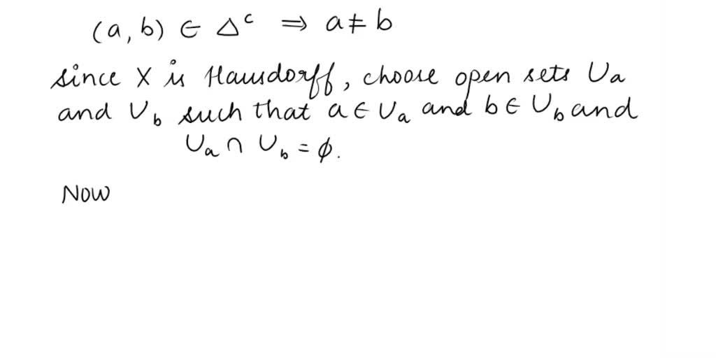 Solved Let X Be A Topological Space And Let Xxx Be The Diagonal X