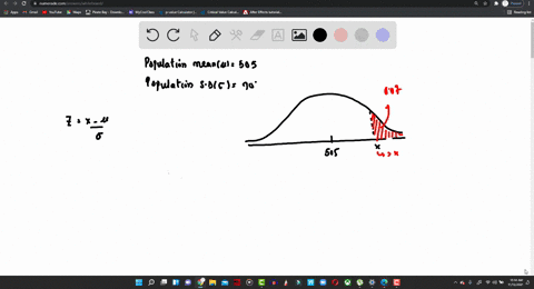 entry-to-a-certain-university-is-determined-by-the-sat-test-scores-the-scores-on-this-test-are-normally-distributed-with-a-mean-of-505-and-a-standard-deviation-of-90-if-the-university-of-washington-ad