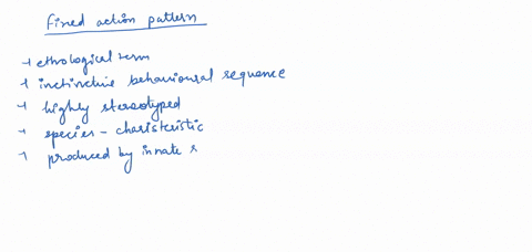 which-of-the-following-statements-is-not-true-about-fixed-action-patterns-faps-select-one-a-all-the-members-of-a-species-perform-the-exact-same-sequence-of-behaviorsb-the-behavior-pattern-is-49143