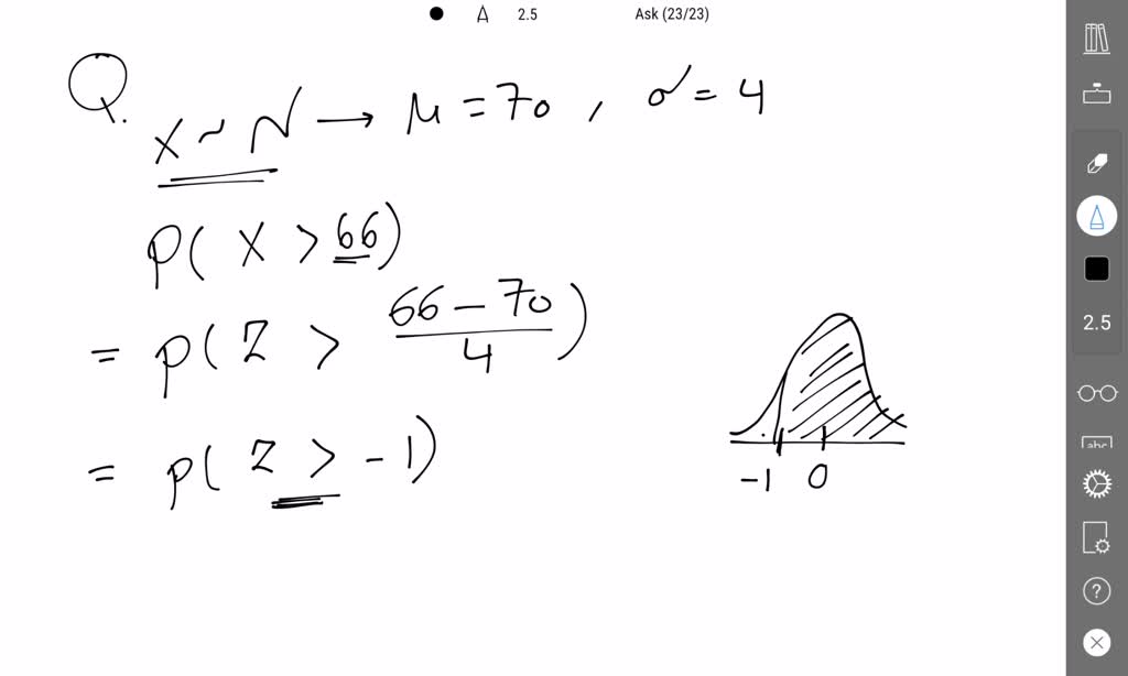 Adult male heights have a normal probability distribution with a mean ...